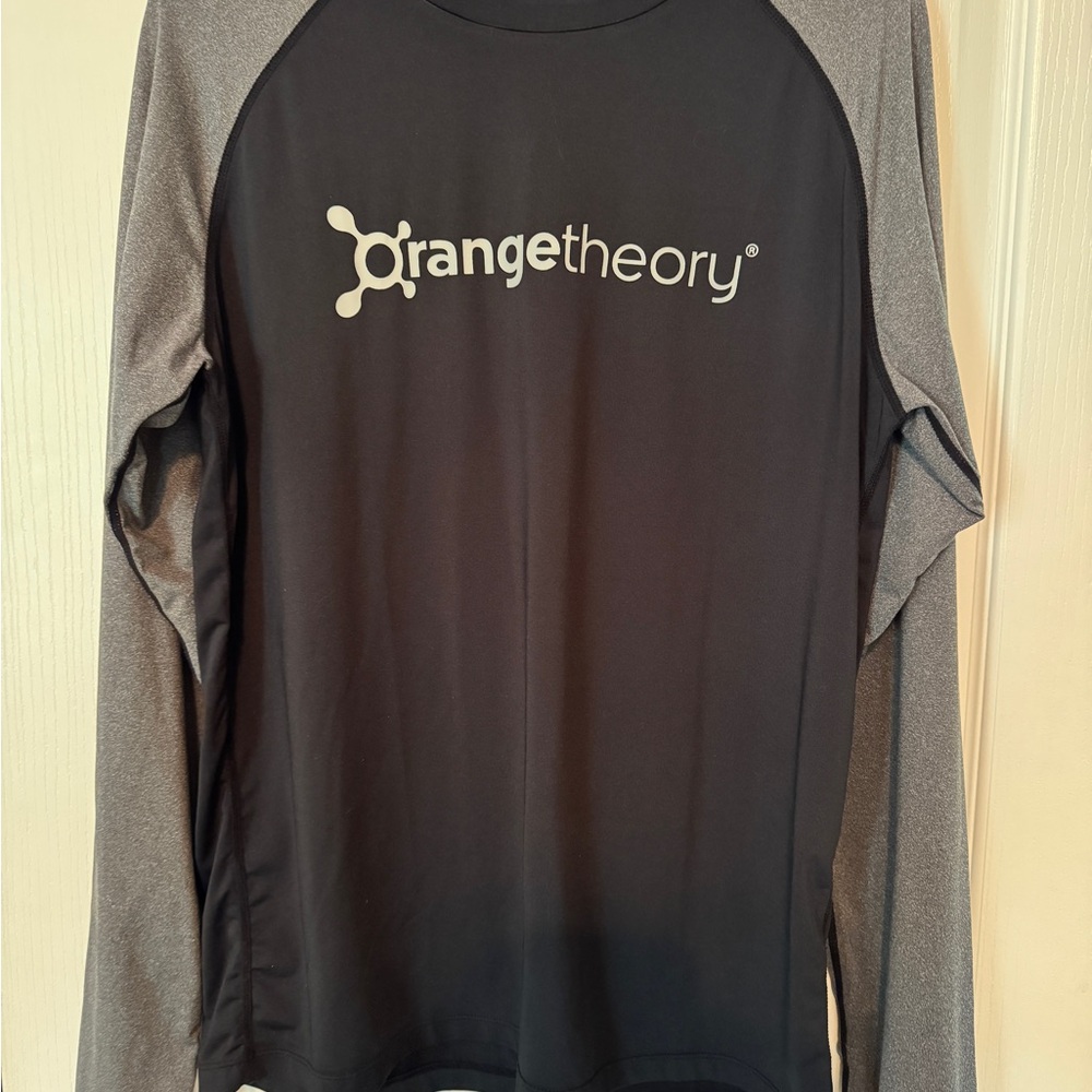 Orangetheory Coach Shirt Black and Gray Long Sleeve Shirt